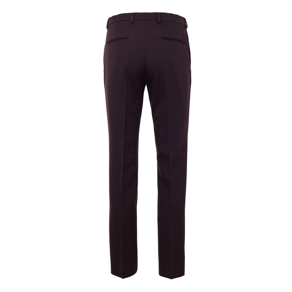 Gucci Bordeaux Wool Jeans Denim