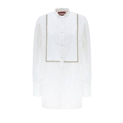 Gucci White Cotton Shirt