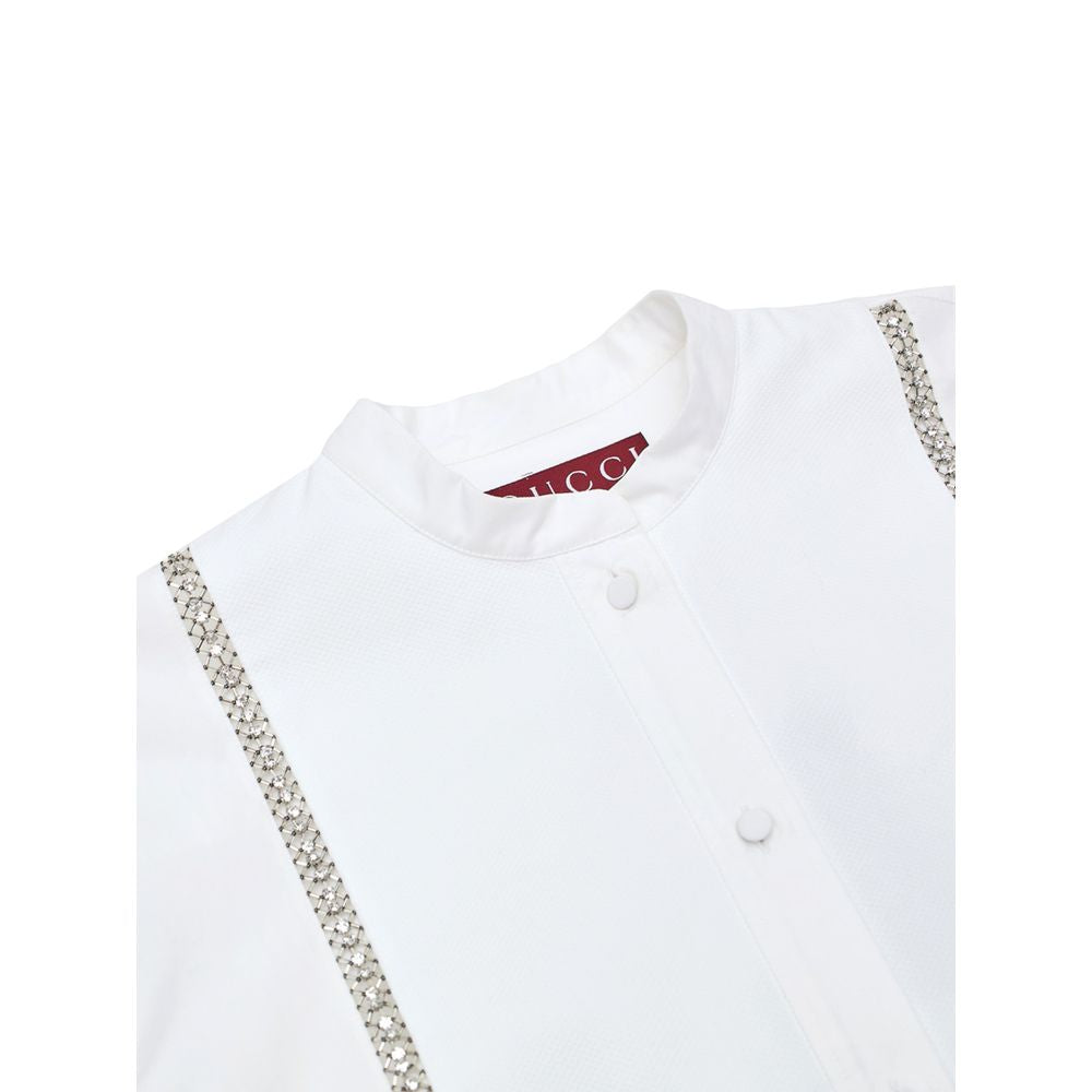 Gucci White Cotton Shirt