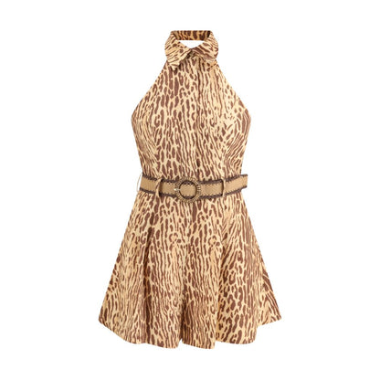 Zimmermann Leopard short Dress