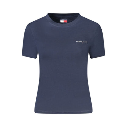 Tommy Hilfiger Blue Cotton Women T-Shirt