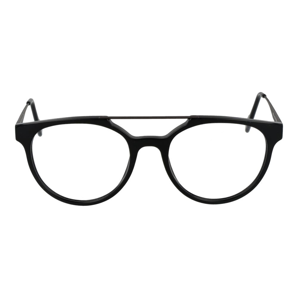 Andy Wolf Black Unisex Optical Frames