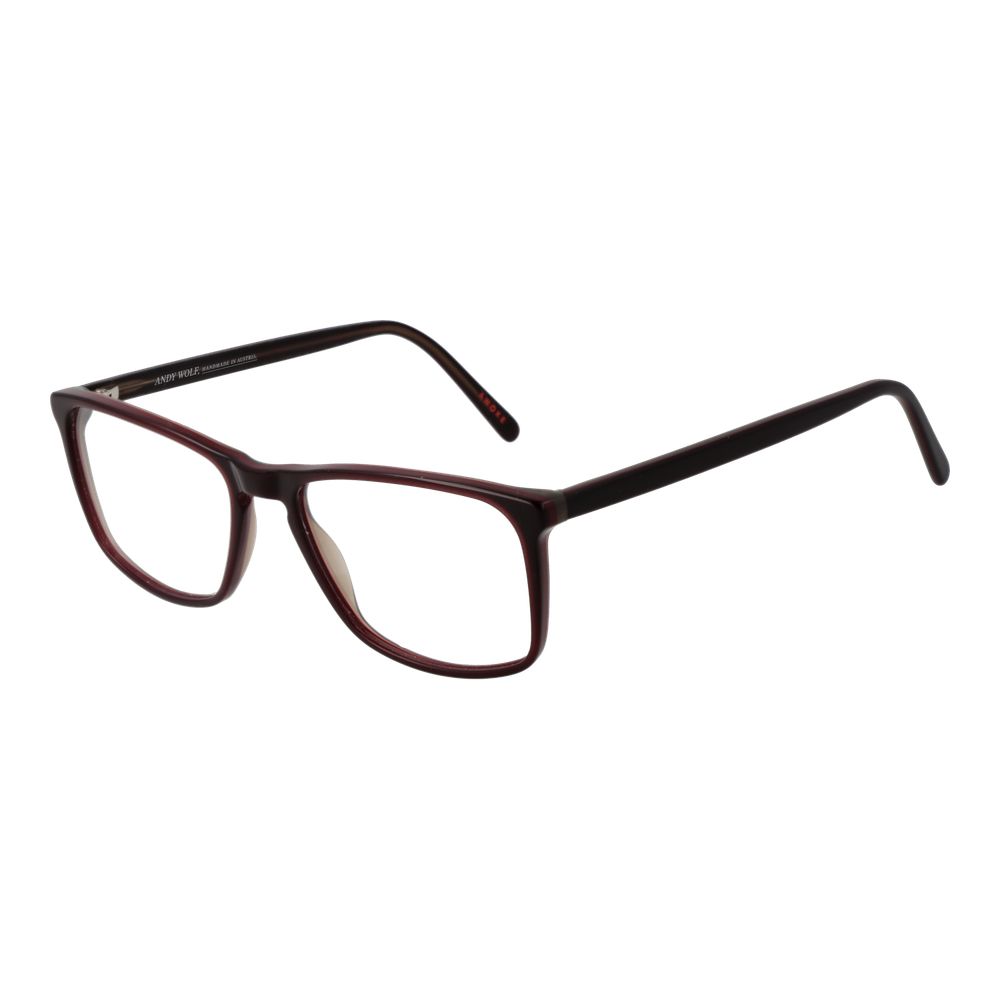 Andy Wolf Burgundy Unisex Optical Frames