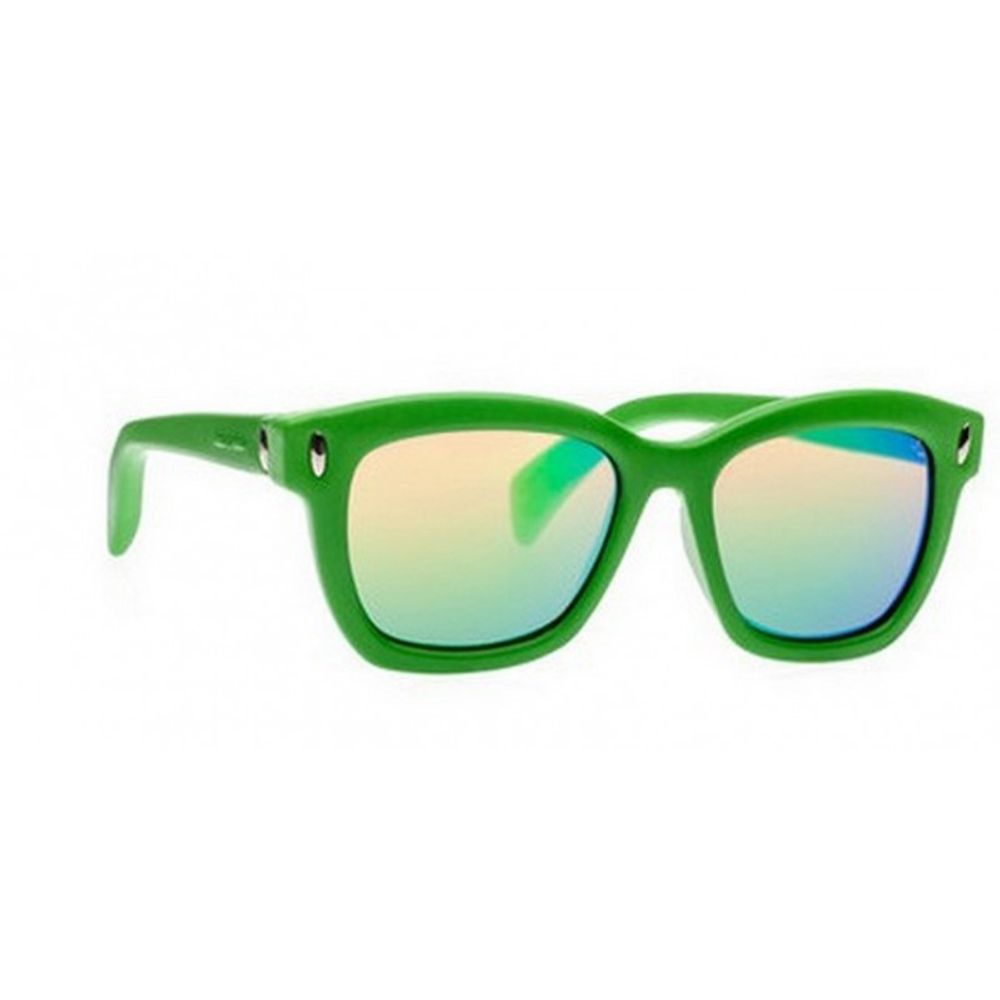 Italia Independent 0011033000 Green Unisex Sunglasses with Polarized Lens