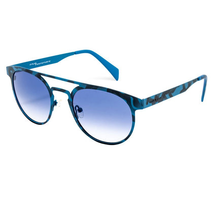 Italia Independent 0020023000 Blue Unisex Sunglasses with Polarized Lens