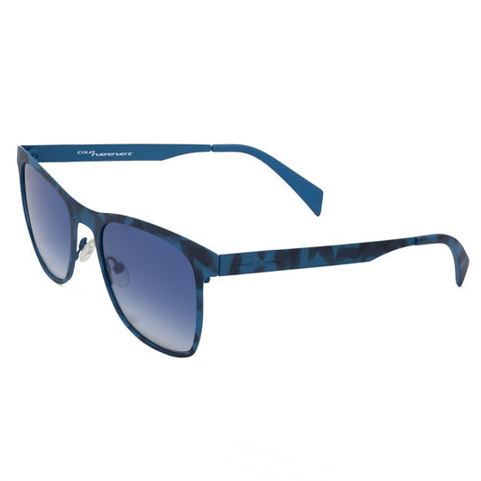 Italia Independent 0024023000 Blue Unisex Sunglasses with Polarized Lens