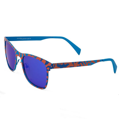 Italia Independent 0024027055 Blue Unisex Sunglasses with Polarized Lens