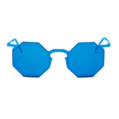 Italia Independent 0205027000 Blue Unisex Sunglasses with Polarized Lens
