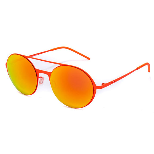 Italia Independent 0207055000 Orange Unisex Sunglasses with Polarized Lens
