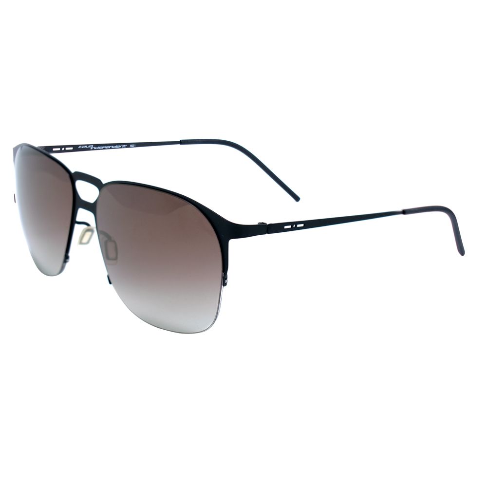 Italia Independent 0211009000 Black Men's Sunglasses with Polarized Lens