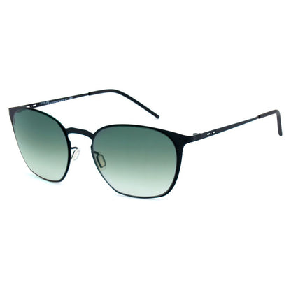 Italia Independent 0223009000 Black Unisex Sunglasses with Polarized Lens
