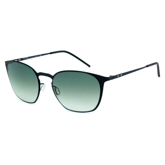 Italia Independent 0223009000 Black Unisex Sunglasses with Polarized Lens