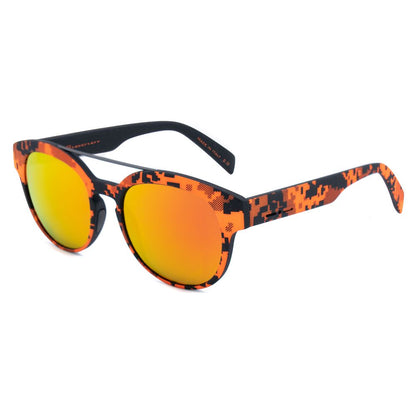Italia Independent 0900PIX055 Orange Unisex Sunglasses with Polarized Lens