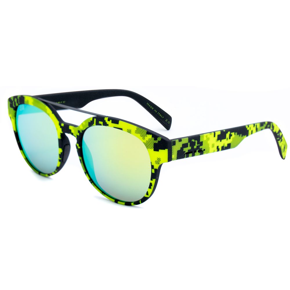 Italia Independent 0900PIX063 Yellow Unisex Sunglasses with Polarized Lens