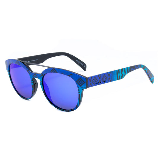 Italia Independent 0900INX022000 Blue Unisex Sunglasses with Polarized Lens