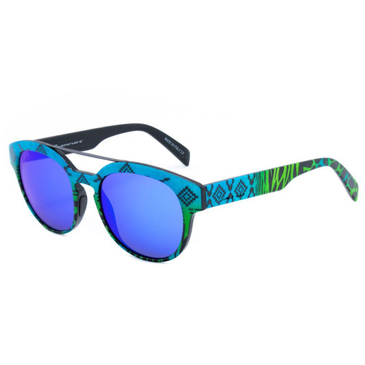 Italia Independent 0900INX033000 Blue Unisex Sunglasses with Polarized Lens
