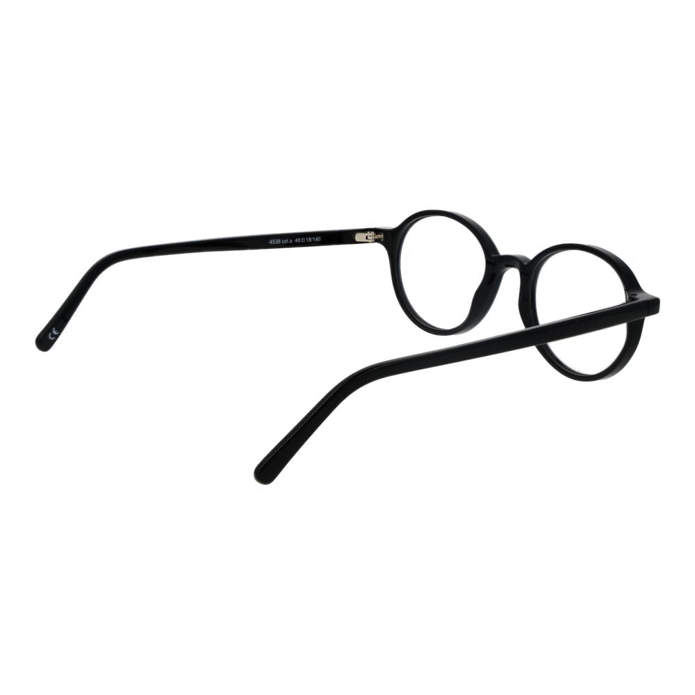 Andy Wolf Black Unisex Optical Frames