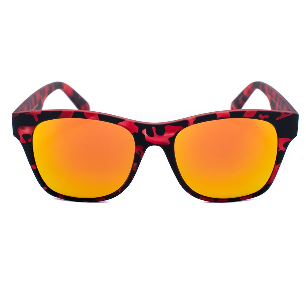 Italia Independent 0901142000 Red & Black Unisex Sunglasses with Polarized Lens