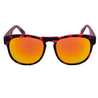Italia Independent 0902142000 Red & Black Unisex Sunglasses with Polarized Lens