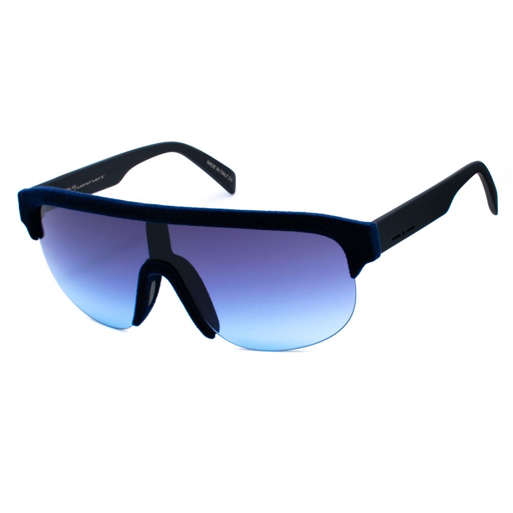 Italia Independent 0911V021000 Black Unisex Sunglasses with Polarized Lens