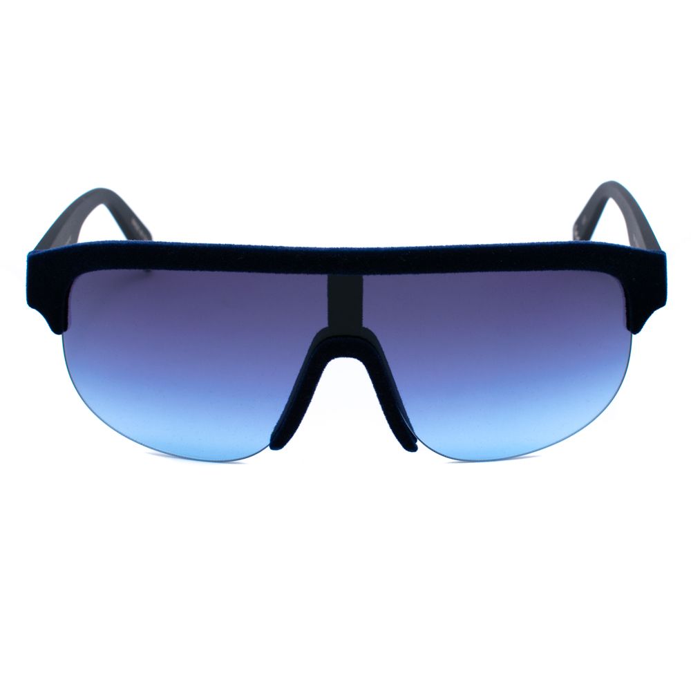 Italia Independent 0911V021000 Black Unisex Sunglasses with Polarized Lens