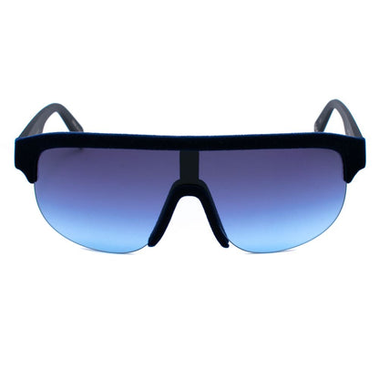 Italia Independent 0911V021000 Black Unisex Sunglasses with Polarized Lens