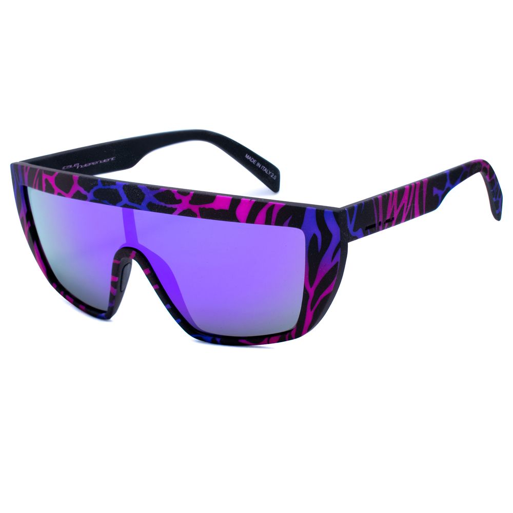 Italia Independent 0912ZEF017 Purple Unisex Sunglasses with Polarized Lens