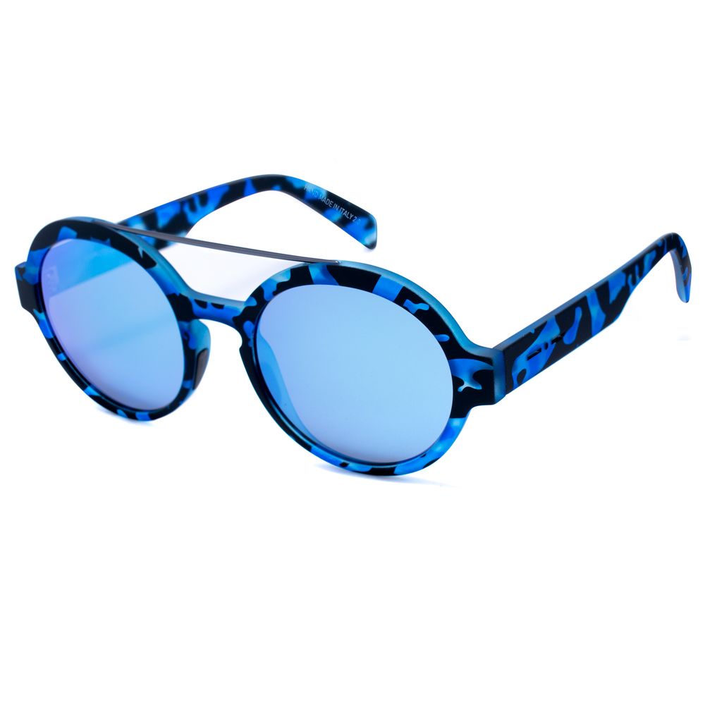Italia Independent 0913141000 Blue Unisex Sunglasses with Polarized Lens