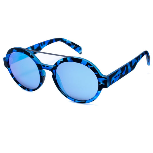 Italia Independent 0913141000 Blue Unisex Sunglasses with Polarized Lens