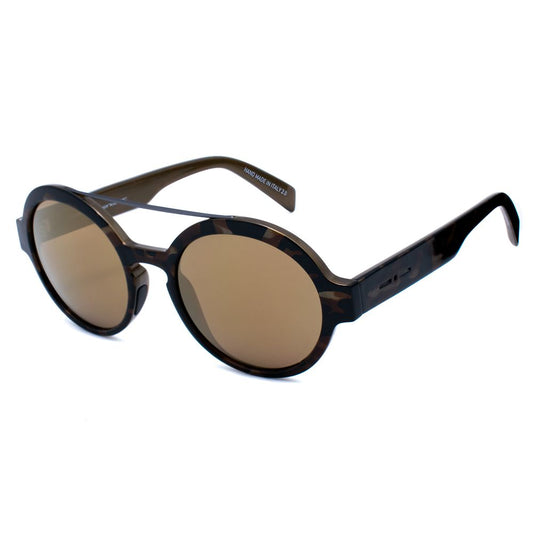 Italia Independent 0913145GLS Brown Unisex Sunglasses with Polarized Lens