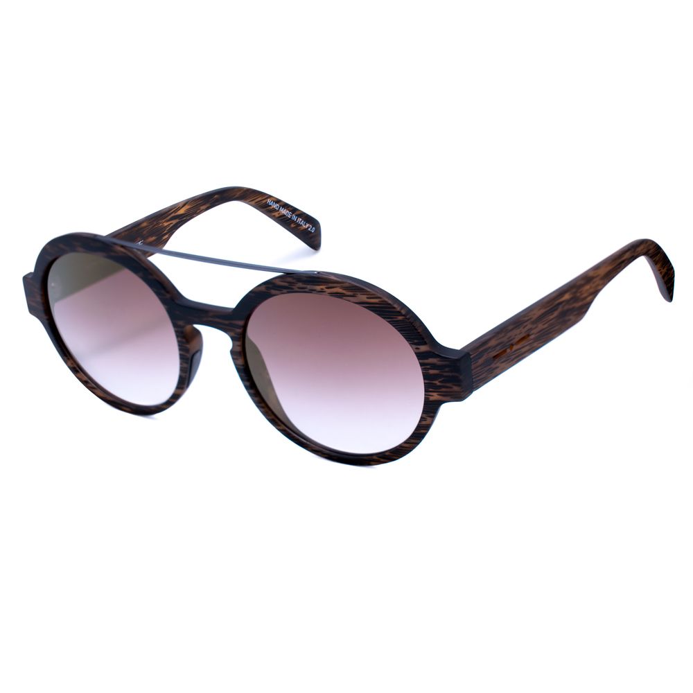 Italia Independent 0913BHS043 Brown Unisex Sunglasses with Polarized Lens