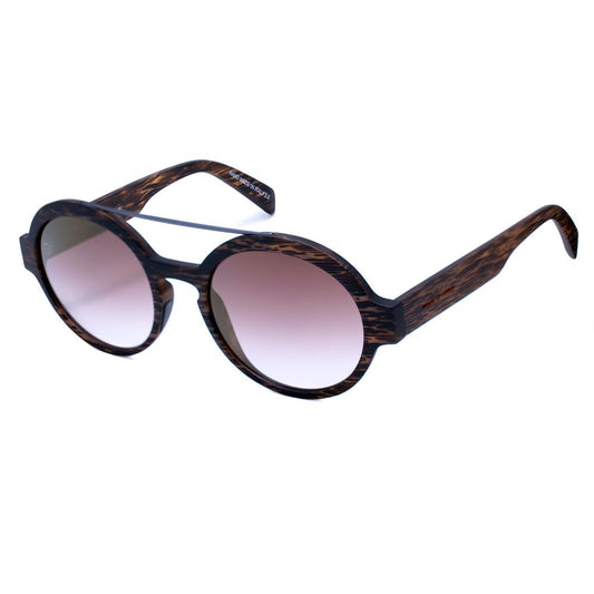 Italia Independent 0913BHS043 Brown Unisex Sunglasses with Polarized Lens
