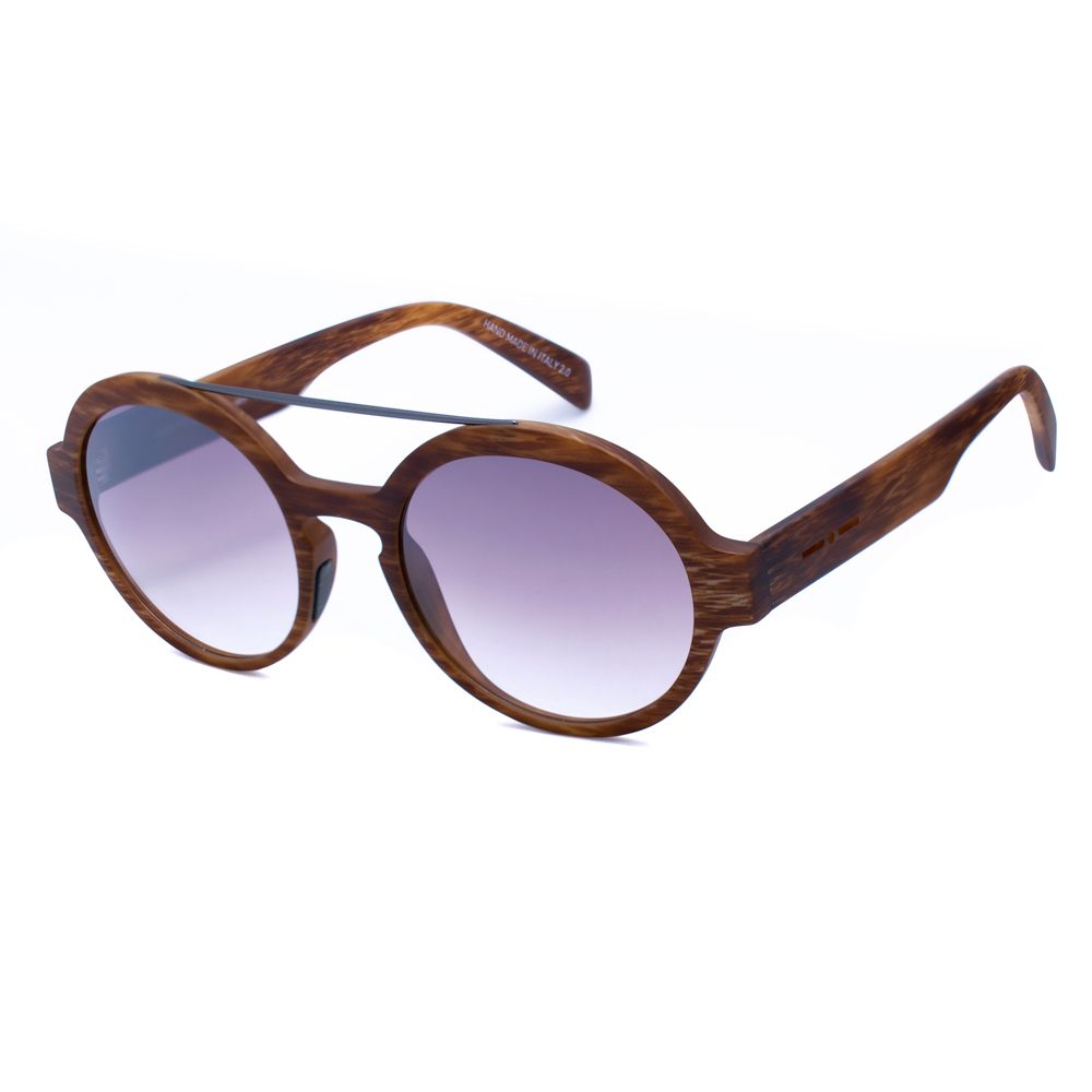 Italia Independent 0913BHS044 Brown Unisex Sunglasses with Polarized Lens