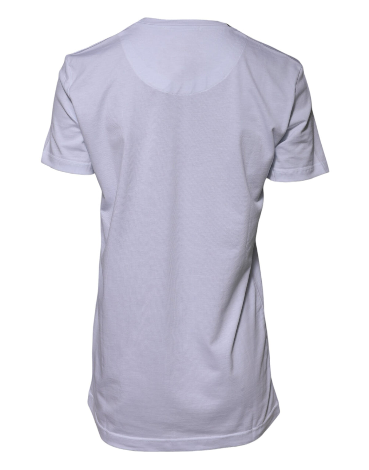 Dolce & Gabbana Women's Short-Sleeve Crew Neck Cotton T-Shirt - White