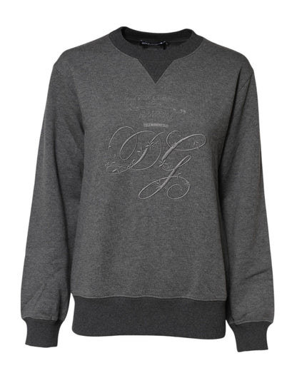 Dolce & Gabbana Women's Cashmere Cotton Blend Sweater - Gray