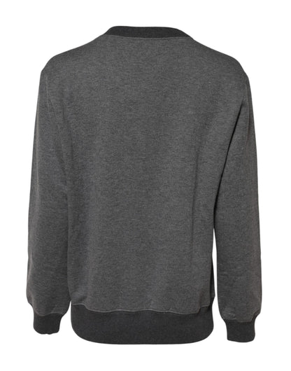 Dolce & Gabbana Women's Cashmere Cotton Blend Sweater - Gray