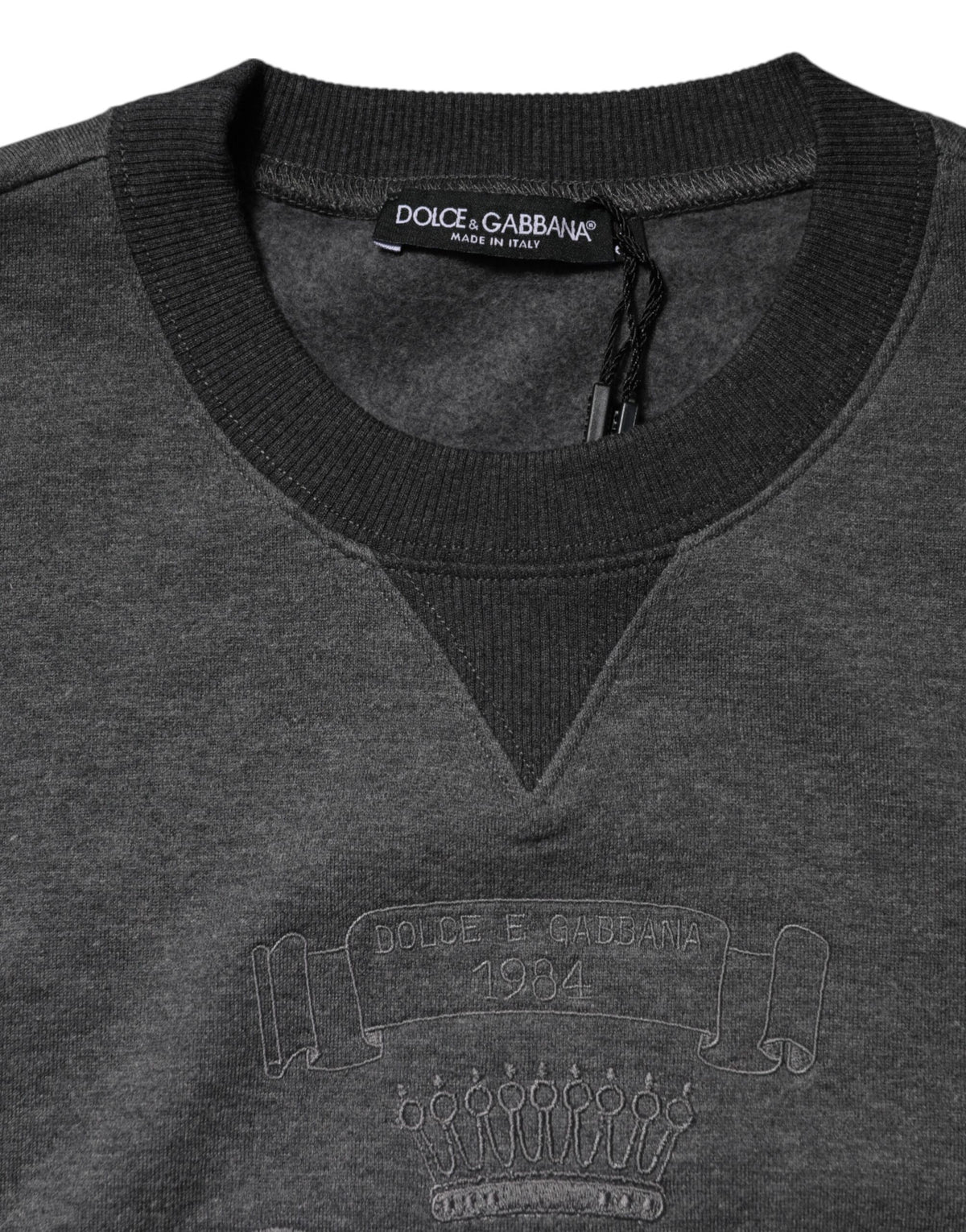 Dolce & Gabbana Women's Cashmere Cotton Blend Sweater - Gray