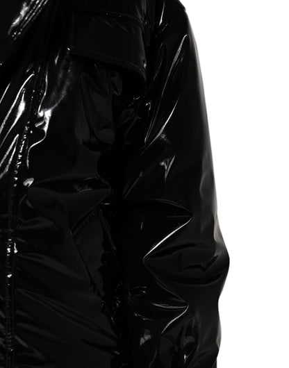 Dolce & Gabbana Women's Quilted Polyester & Polyurethane Puffer Jacket - Black