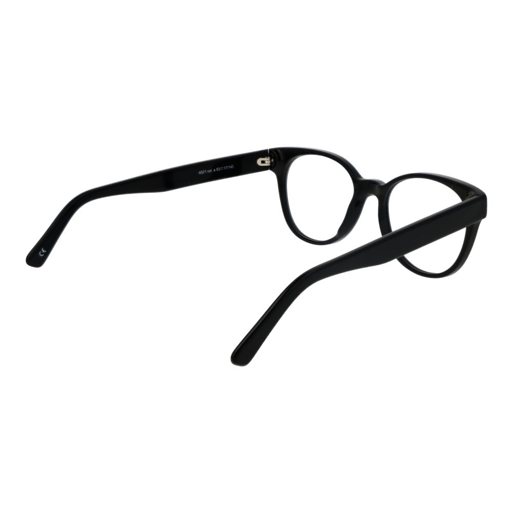 Andy Wolf Black Unisex Optical Frames