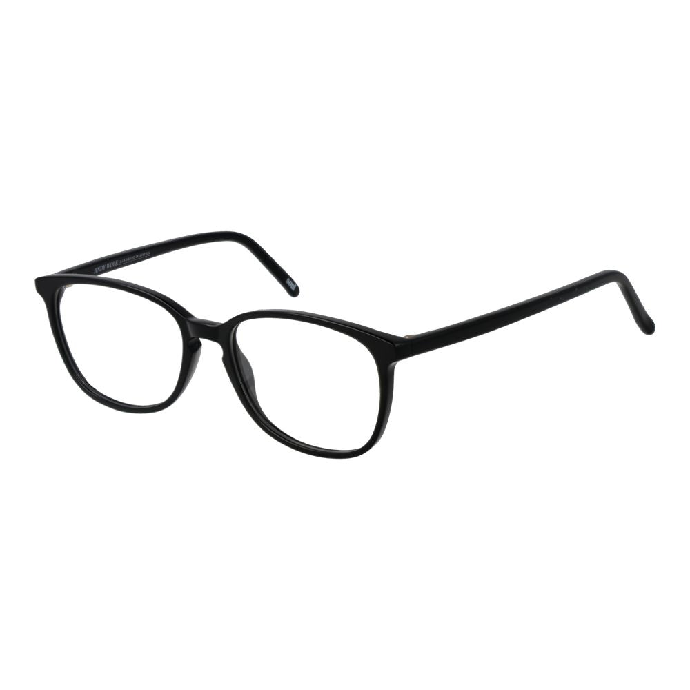 Andy Wolf Black Unisex Optical Frames