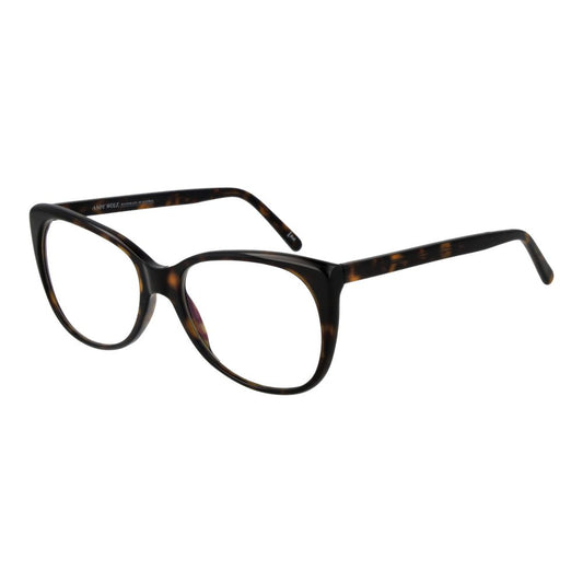 Andy Wolf Brown Unisex Optical Frames