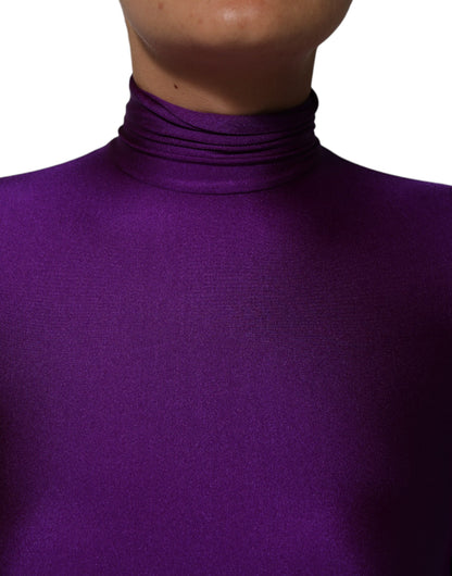 Dolce & Gabbana Women's Stretch Nylon One-Piece - Purple