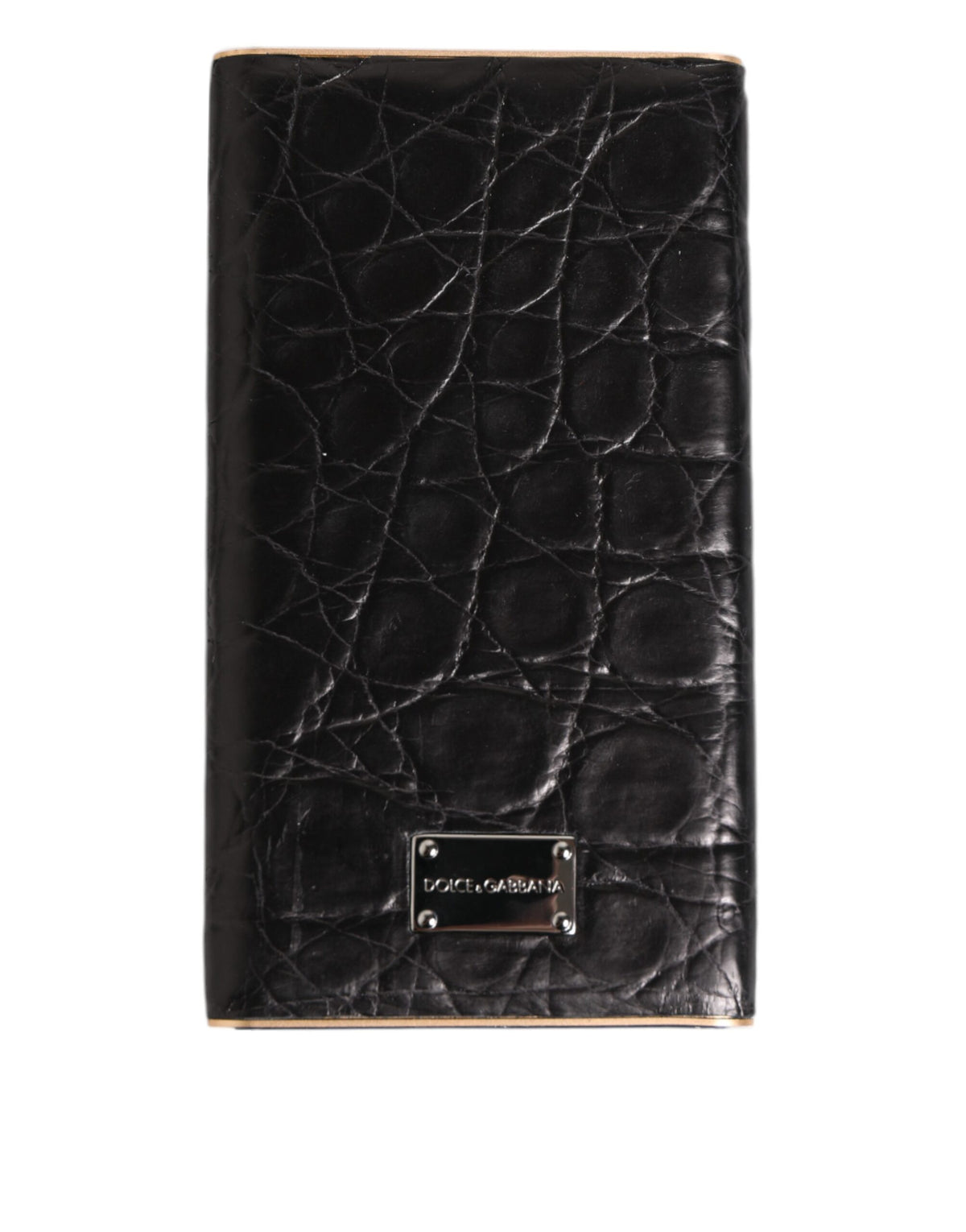 Dolce & Gabbana Exotic Skin Leather Power Bank - Black