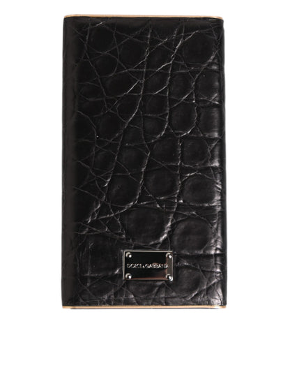 Dolce & Gabbana Exotic Skin Leather Power Bank - Black