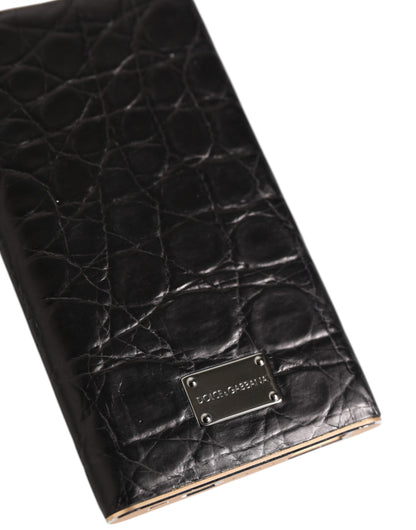 Dolce & Gabbana Exotic Skin Leather Power Bank - Black