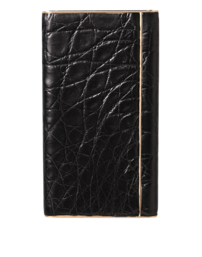 Dolce & Gabbana Exotic Skin Leather Power Bank - Black