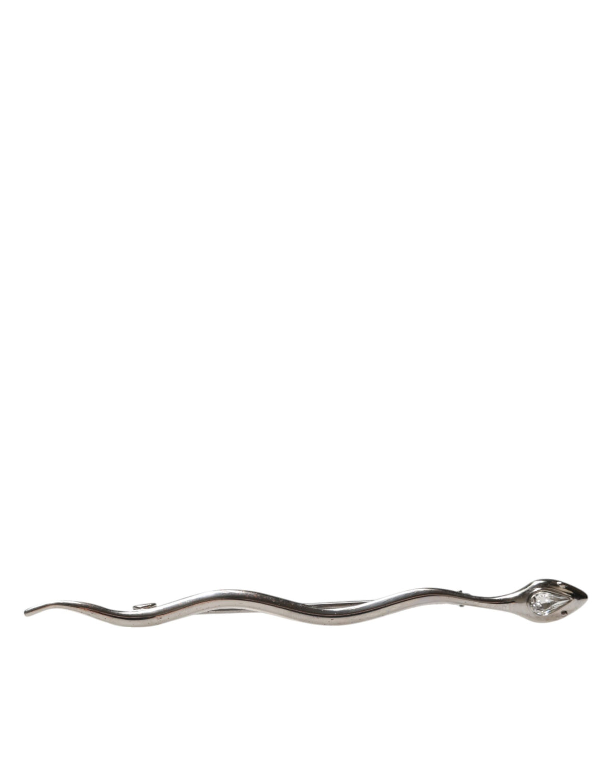 Dolce & Gabbana Men's Silver Brass & Crystal Booche - Silver
