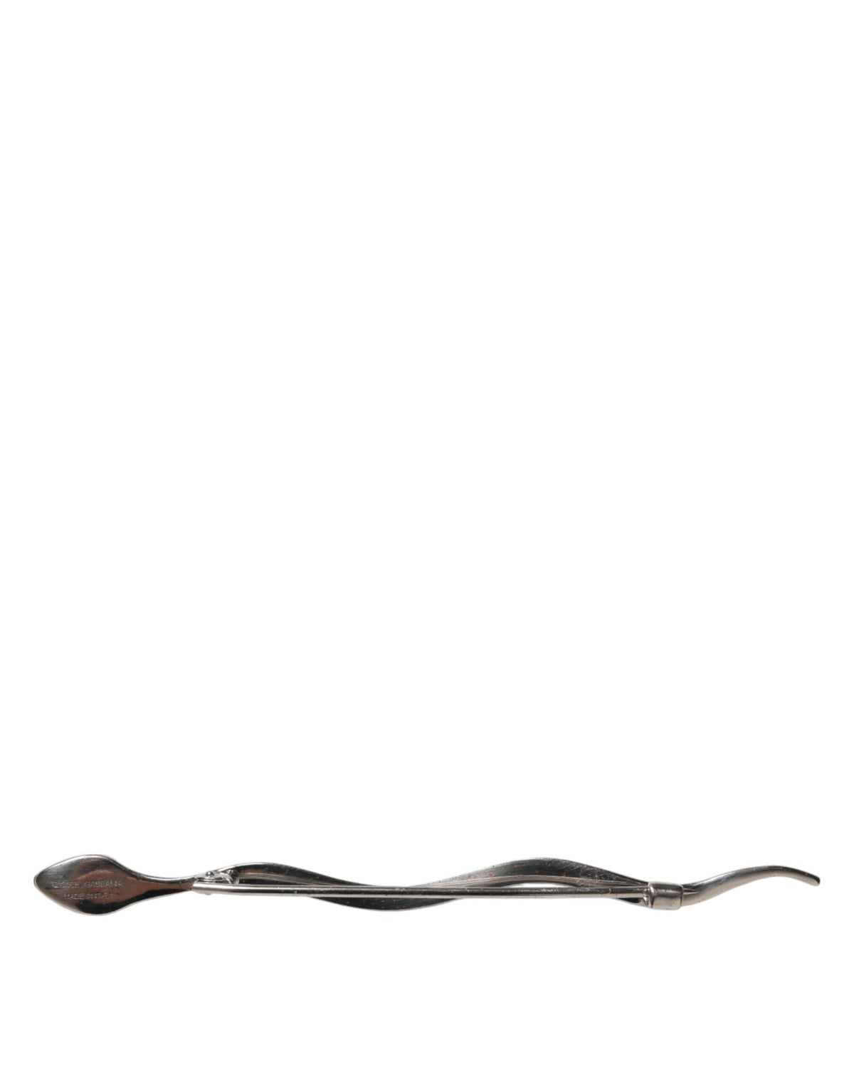 Dolce & Gabbana Men's Silver Brass & Crystal Booche - Silver