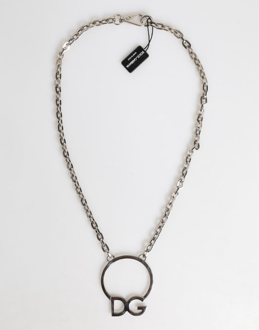 Dolce & Gabbana Men's Silver Brass & Zamak Necklace - Silver