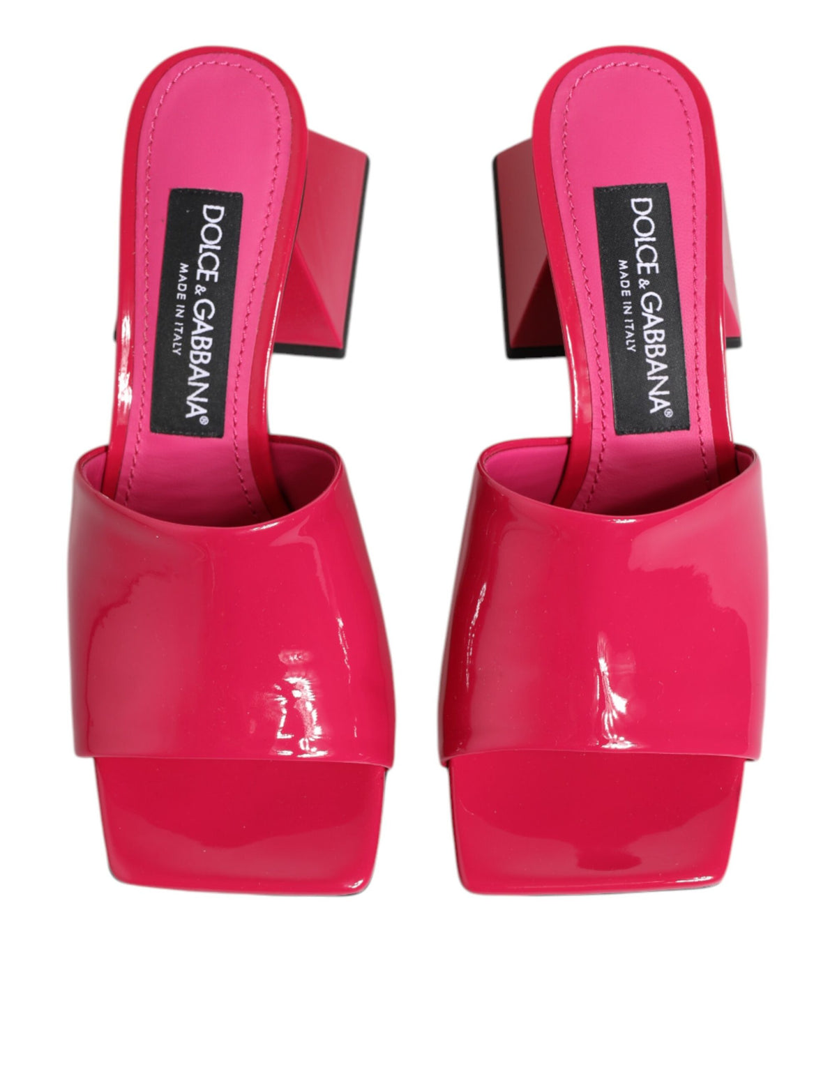 Mules Sandals by Dolce & Gabbana for women in calf leather gold & pink features an architectural design from the Women's Calf Leather Mules Sandals collection, defined by a architectural block-heel and open toe style for a architectural finish.